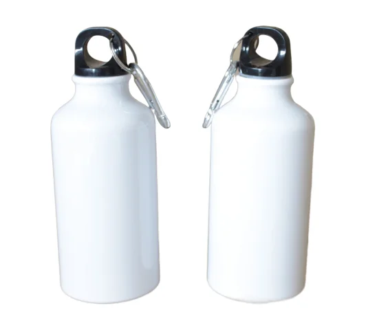 

60pcs White blank Sublimation Blanks Water Bottles 500ml Single cover aluminum kettle AS001