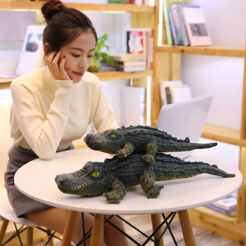 5 размеров гигантский реалистичный крокодил мягкая кукла рот открытый закрытый приятный детская комната Диван Декор плюшевые игрушки Мягкий океан животные плюши