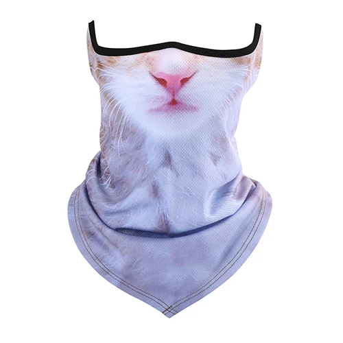 DQ18 3D кошка собака милые животные Ветрозащитная Балаклава Skullies Beanie Забавный ШЛЕМ ЛАЙНЕР зимняя шапка теплая маска для лица шапка для женщин и мужчин - Цвет: DQ18