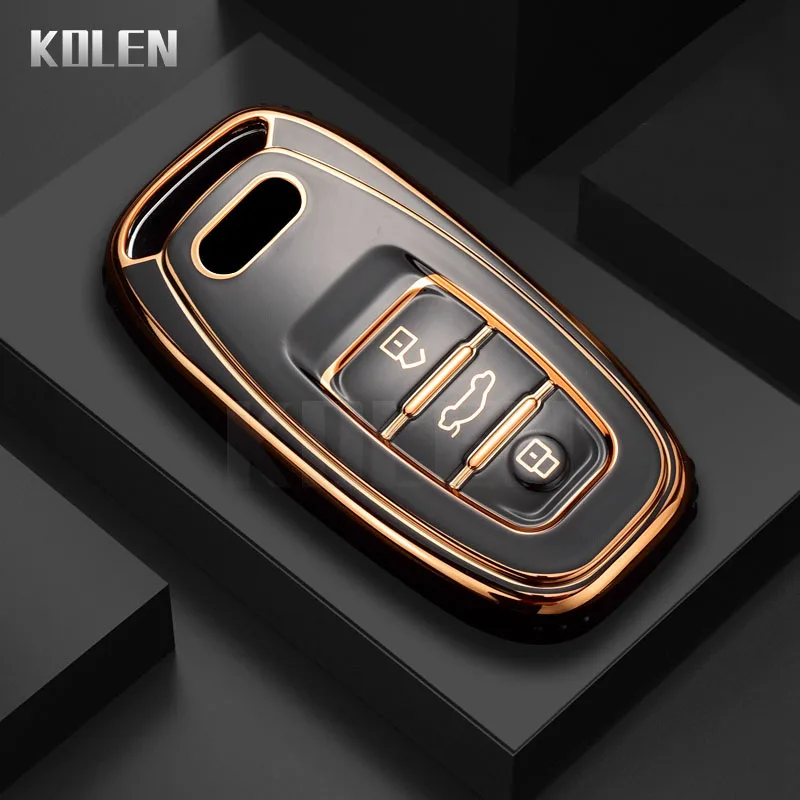 Premium TPU Car Key Case Cover - Sleek Protective Holder Accessory
