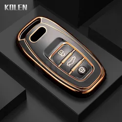 Premium TPU Car Key Case Cover - Sleek Protective Holder Accessory (Black only case)