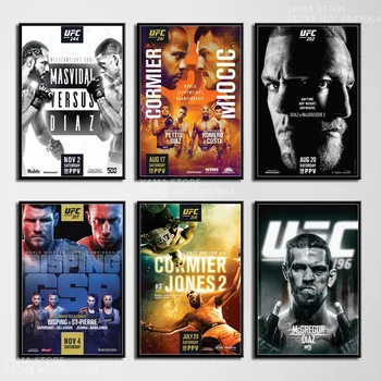 

J208 UFC Conor McGregor MMA Fight Event Hot Game Landscape Gift Wall Art Decor Painting Poster Prints Canvas