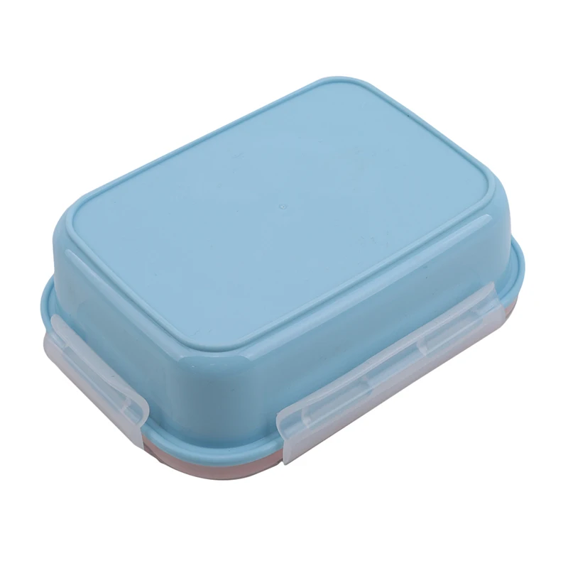 Бенто-бокс из нержавеющей стали, Одноцветный Ланч-бокс для детей, герметичный детский Ланч-бокс, контейнер для еды