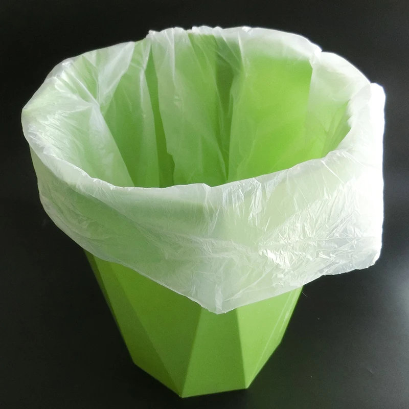 100 pz/set sacchetti di immondizia biodegradabili trasparenti usa e getta cucina toilette pulizia protezione ambientale sacchetti di immondizia di plastica