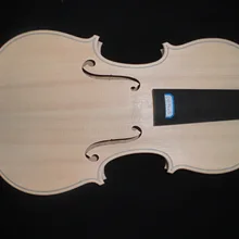 Ручная работа, белая скрипка, 4/4 с цельной спинкой, хорошая деревянная вешалка, зерна, ель, высокое качество, незавершенная скрипка