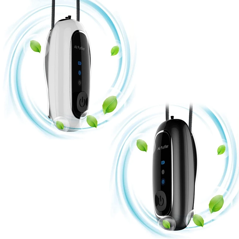 2PCS Air Purifier Necklace Around The Neck Or On Collar For Kids And