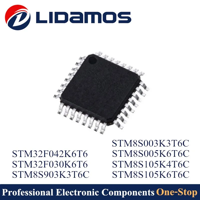10 шт. STM32F042K6T6 STM8S105K4T6C STM8S105K6T6C STM8S903K3T6C STM32F030K6T6 STM8S003K3T6C stm6c stm32c stm32k6t6 | Электроника