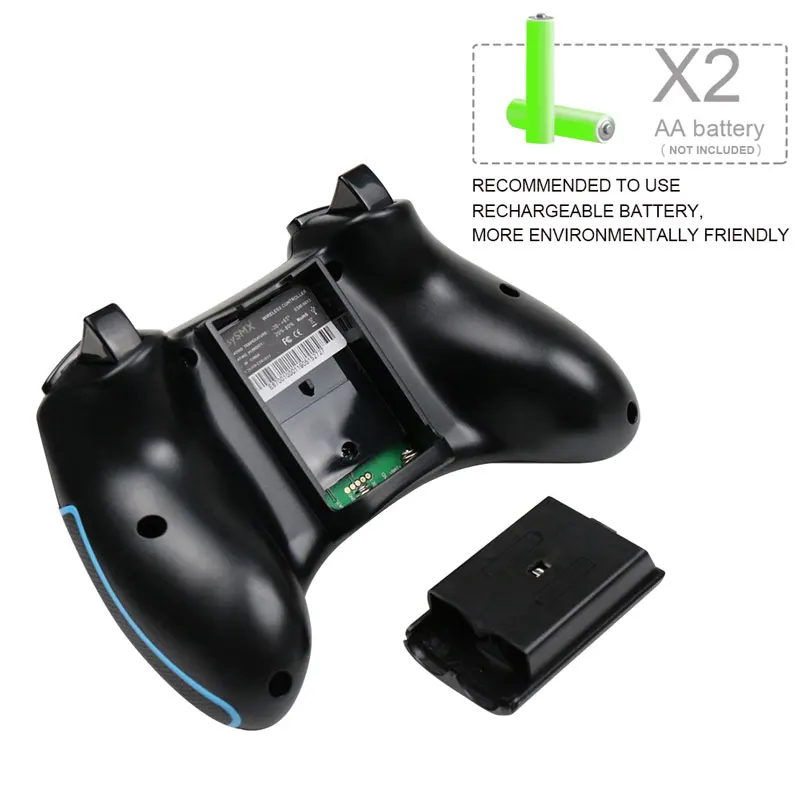 2,4G беспроводной ESM-9013 геймпад игровой джойстик контроллер подходит для ПК Windows для PS3 tv Box Android смартфон