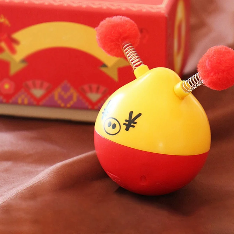 Игрушка для кошек автоматический неваляшка мультяшный шар электрическая игрушка-тизер для кошек котенок интерактивная игрушка устойчивая к царапинам