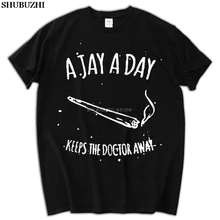 Хлопковая футболка A JAY A DAY Keep DOCTOR Out Топ Kanye Tee sbz5660