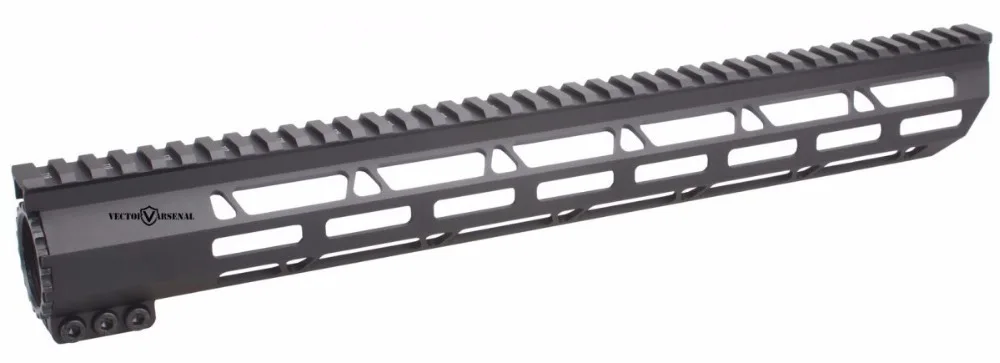 Векторная Оптика Тактический тонкий M-LOK 15 дюймов поплавок Handguard Пикатинни кронштейн подходит 223 5,56 AR 15 M4 M16