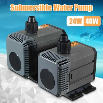 

40W 24W Household Ultra-Quiet Submersible Water Fountain Pump Filter Fish Pond Aquarium Water Pump Tank Fountain