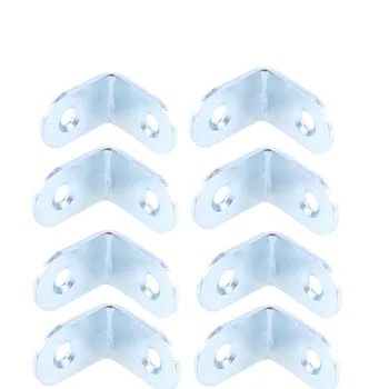 

4-20pcs Corner Code Right Angle Bracket L-shaped Support Connector Iron Shelf Thickened Corner Brackets for Furniture Fittings
