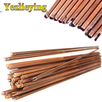 

Hunting Archery 12Pcs 80cm Bamboo Arrows shaft Bamboo Arrow diameter 8mm Spine 20-70lbs For Hunting longbow