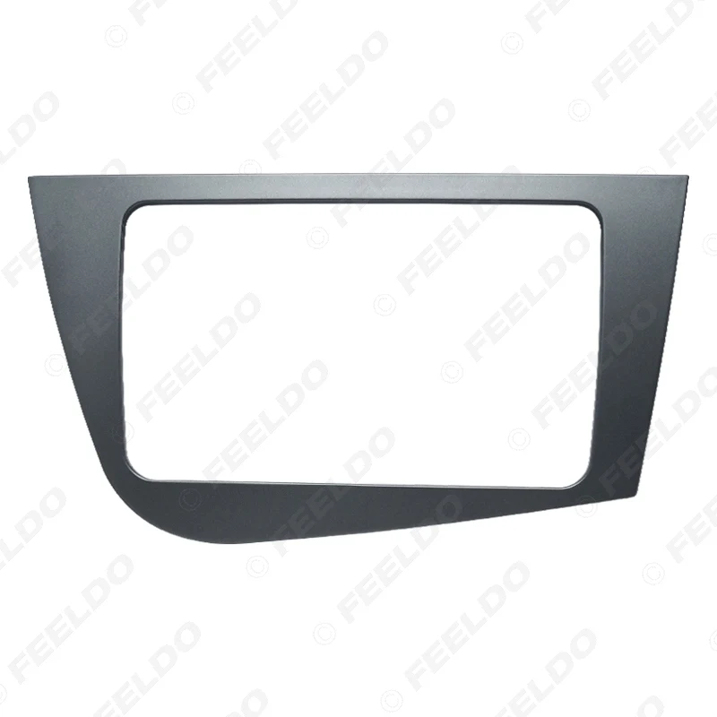 FEELDO автомобильный 2Din стерео радио фасции Рамка адаптер для Seat Leon 2005-2011(RHD) Аудио приборная панель крепление отделка комплект#4098