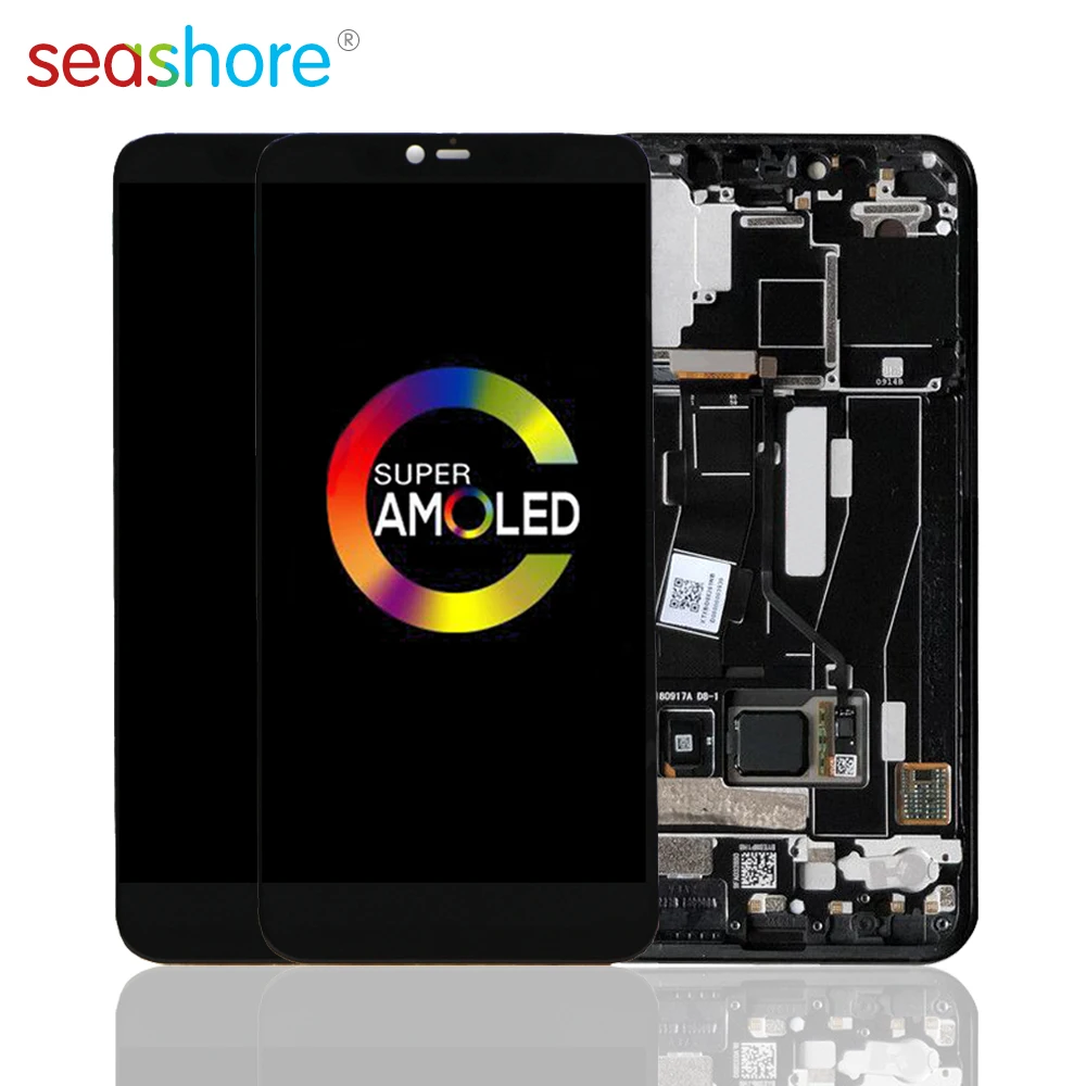 

6.21"ORIGINAL For XIAOMI Mi 8 Pro LCD Touch Screen Digitizer Assembly For Xiaomi Mi8 Pro Display with Fingerprint Frame M1807E8A