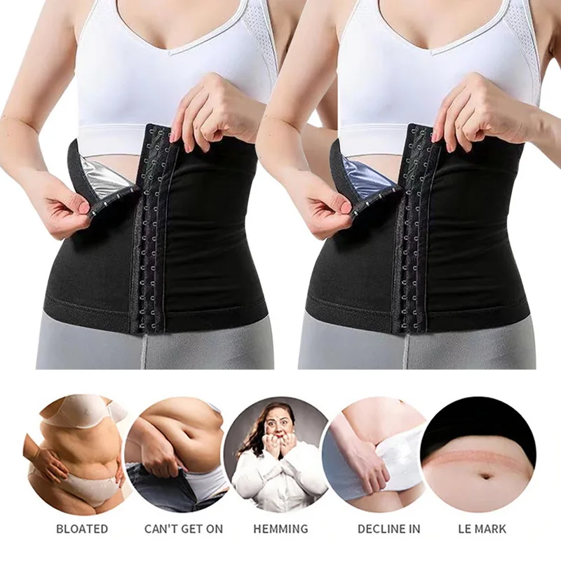 Women Corset Latex Waist Trainer Body Shaper Slimming Sheath Belly Colombian Girdles Steel Bone Binders Shapers Workout Belt tummy control underwear