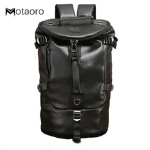 Новинка, мужские дорожные сумки-органайзеры, рюкзак, большая сумка в форме ведра, кожаная Портативная сумка, мужская сумка для багажа, черные сумки, вместительная спортивная сумка