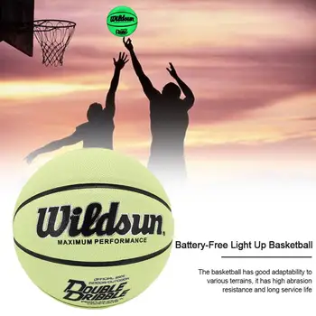 

Reflective Battery-Free Light Up Basketball With Size 7 Durable Abrasion Resistance Long Service Life Light Up Basketball