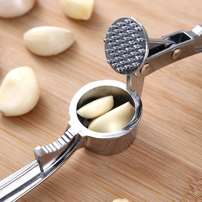 Imitating Stainless Steel Garlic Press Crusher Kitchen Cooking Vegetables Ginger Squeezer Masher Handheld Ginger Mincer Tools