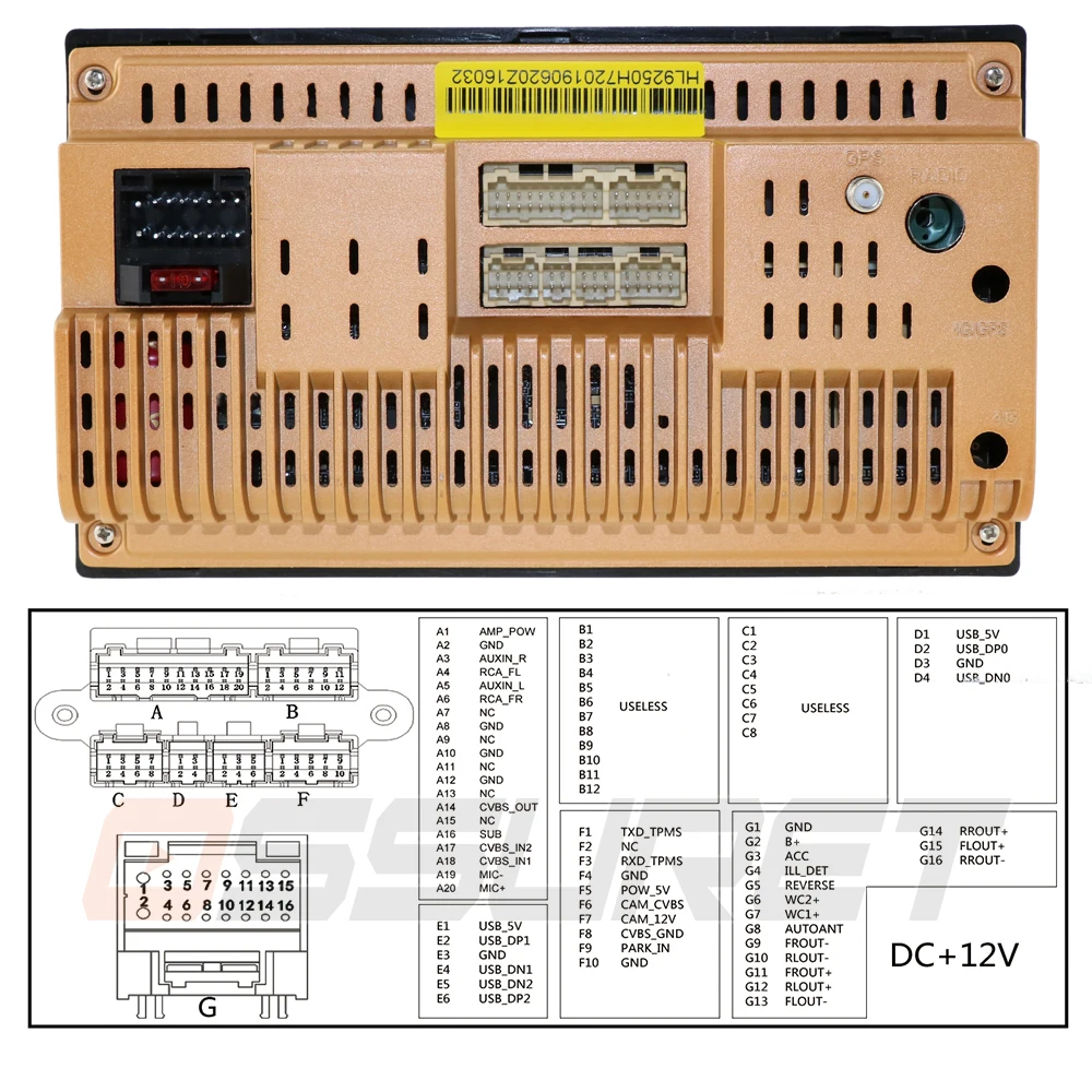 Clearance New Universal 2 Din 7" Car Multimedia Auto radio Touch screen Bluetooth GPS Stereo USB FM DVR TPMS OBD2 Free Backup Camera 25