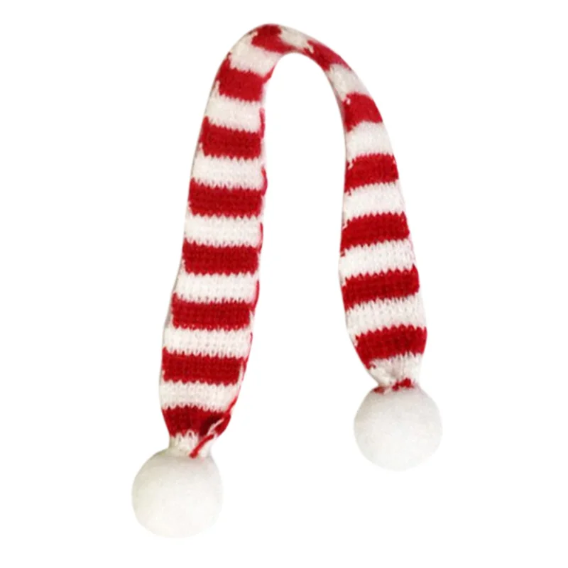 

HOT-10 Pcs Mini Christmas Scarf Christmas Pet Scarf for Dog Cat and Wine Bottle Gift Decoration for Christmas Party Decor Bib
