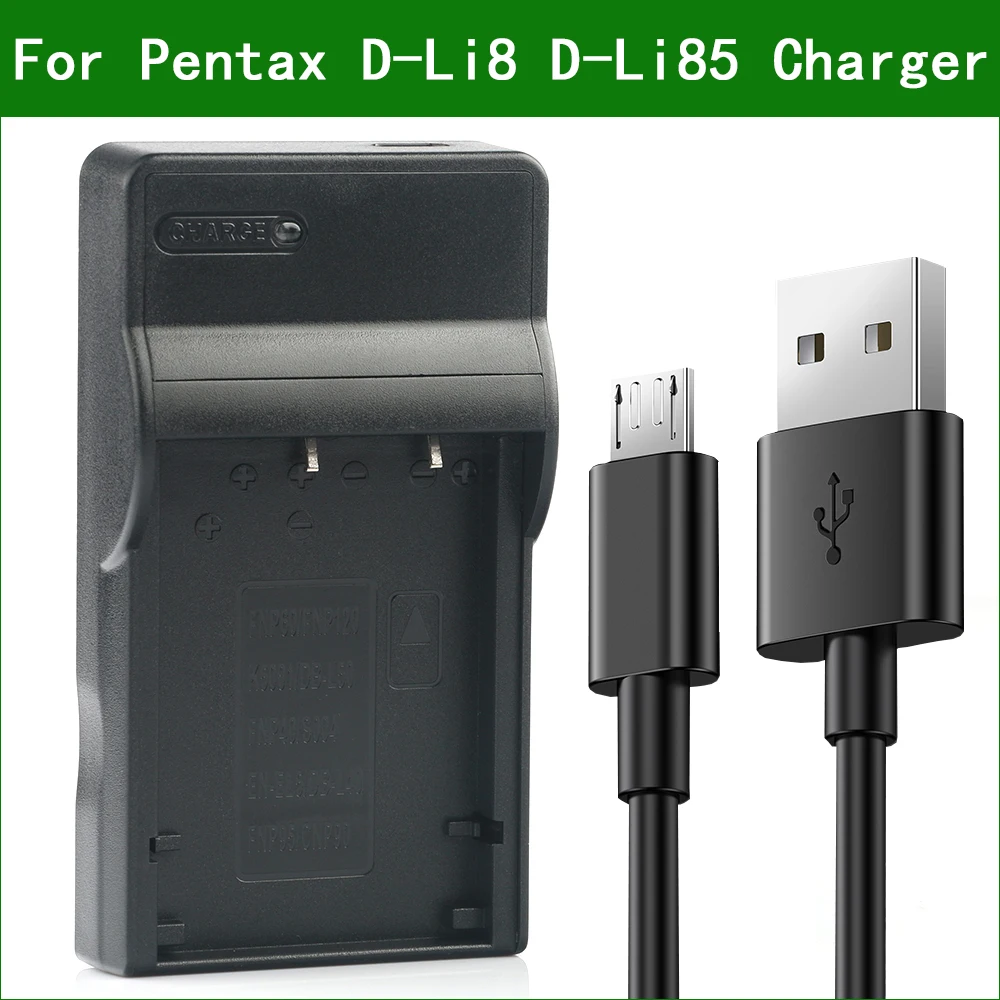 Norifon D-LI8 USB Charger For Pentax Optio Cameras - Universal Charging Solution