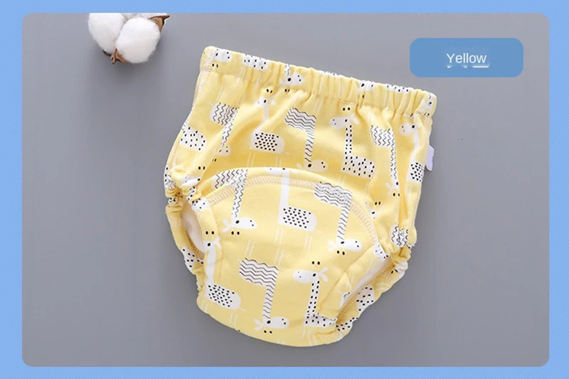 Baby Training Pants Cloth Diapers Washable 6 Layers Gauze Cover Breathable Spring Reusable Newborn Diaper 0-3Y Toddler Panties