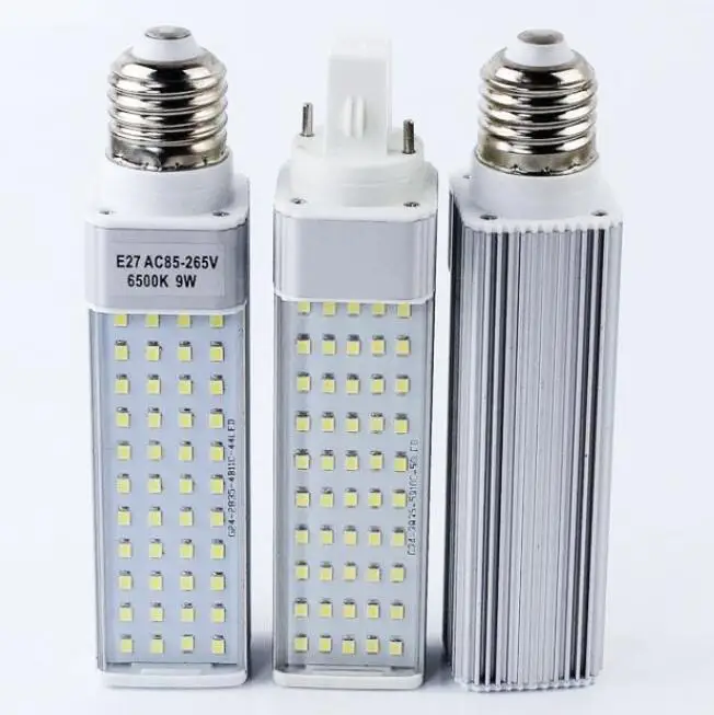 

E27 G24 G23 5W 7W 9W 11W 13W 15W 110V 220V 240V Horizontal Plug lamp SMD2835 Bombillas LED PL Corn Bulb Spot light Lighting