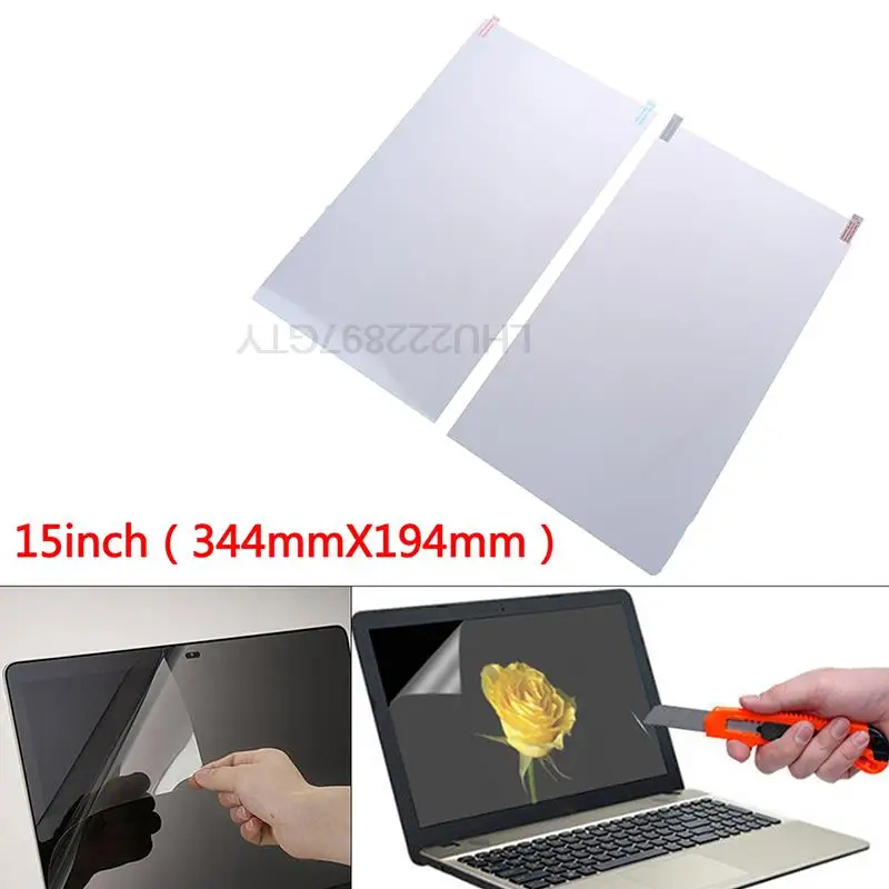 1pc 15 Inch Monitor Laptop Lcd Clear Screen Guard Led Protector Film