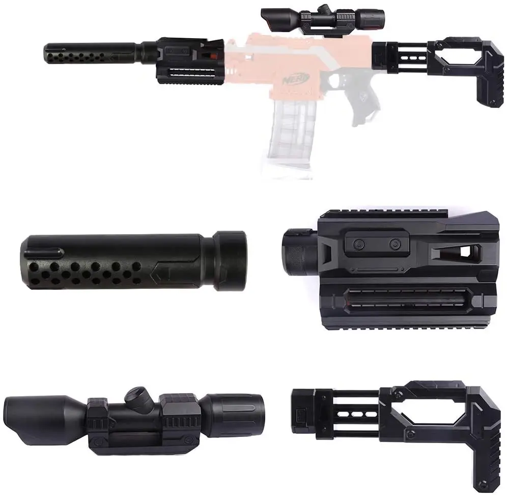 4 шт./компл. Модифицированная деталь украшение передней трубки для игрушечного