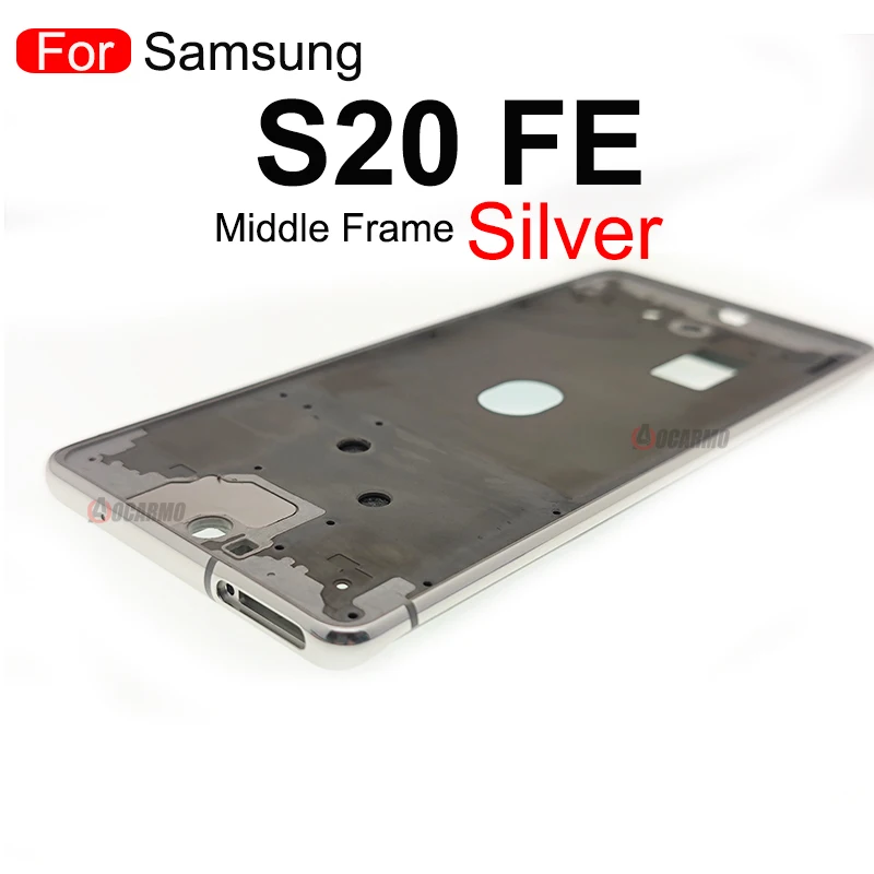 For Samsung GALAXY S20 FE S20fe Middle Frame Plate Repair Replacement Part 