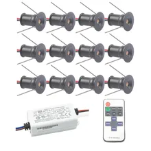 

Dimmable Remote LED Spotlight 12V 1W Ceiling Bulb Kitchen Cooker Hood Downlight 15mm Mini Spot Lighting + MeanWell Power Supply