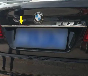 

S.Steel Rear Trunk Lid molding Chrome trim Strip FOR BMW 5 Series Sedan F10 2011+