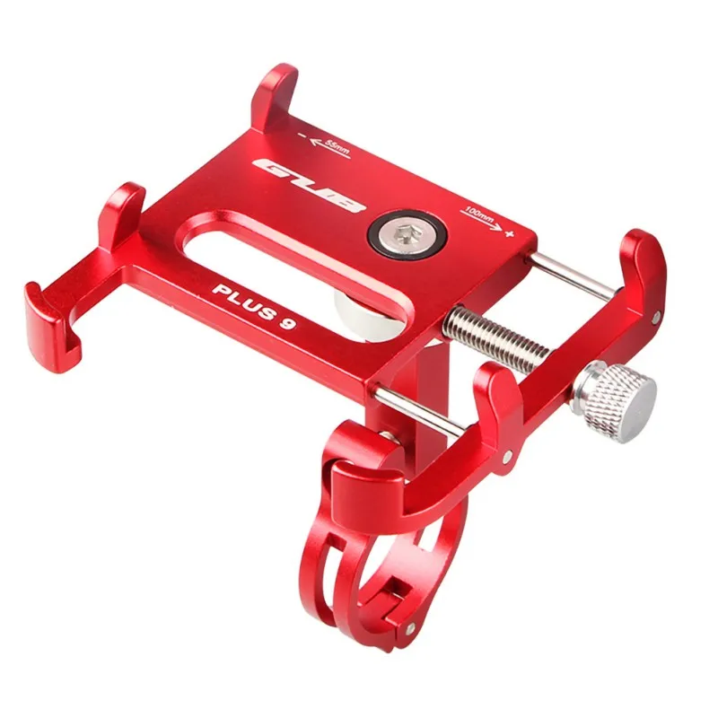 

GUB PLUS 9 All Aluminum Alloy Universal 360 Degree Rotatable Cell Phone Holder Bicycle Mount Handlebar for Phones