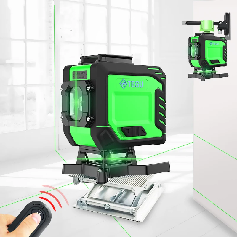 Лазерный уровень TEGU TG701D самонивелирующийся зеленый нивелир с 5 линиями