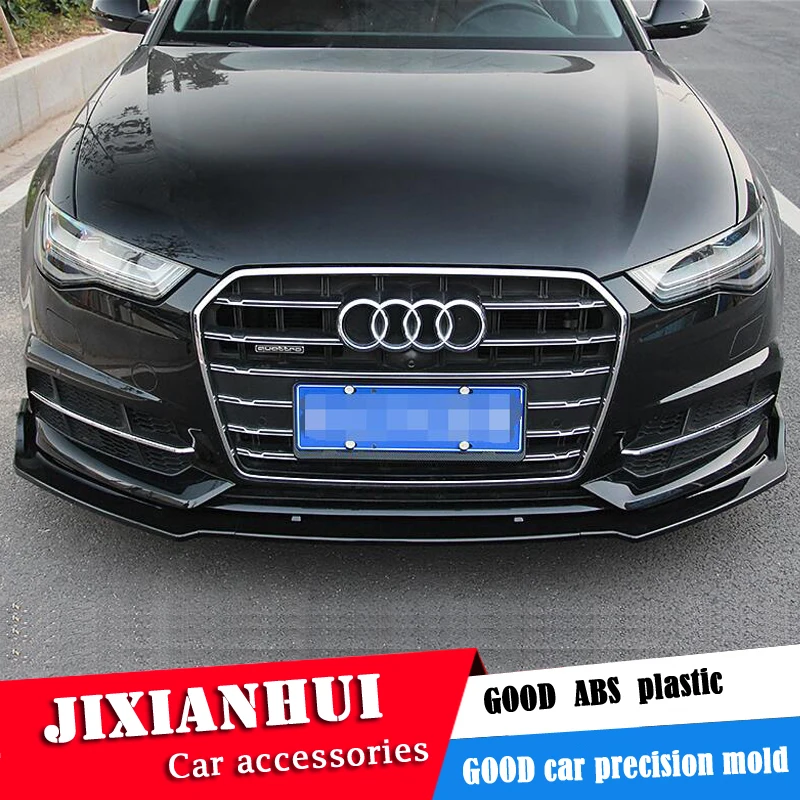 Задний спойлер для Audi A6 2016-2018 задний ABS диффузор переднего бампера | Автомобили и