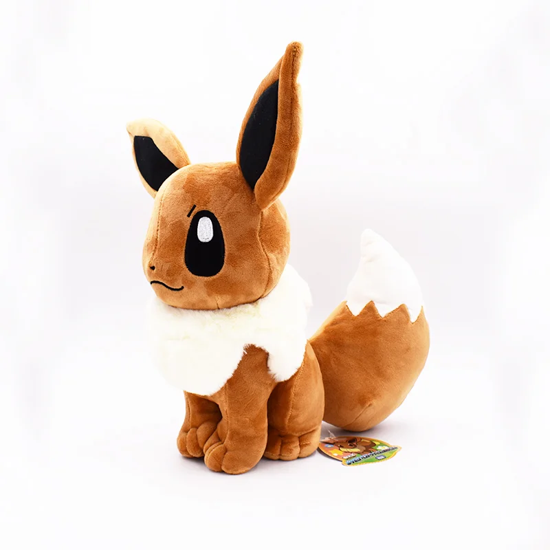 12 дюймов Большой размер Eevee японский аниме милый плюшевая игрушка мягкие животные сидя мультфильм куклы День рождения Рождественский подарок для детей