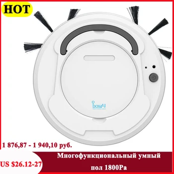 

1800Pa Multifunctional Smart Floor Cleaner,3-In-1 Auto Rechargeable Smart Sweeping Robot Dry Wet Sweeping Vacuum Cleaner Strong