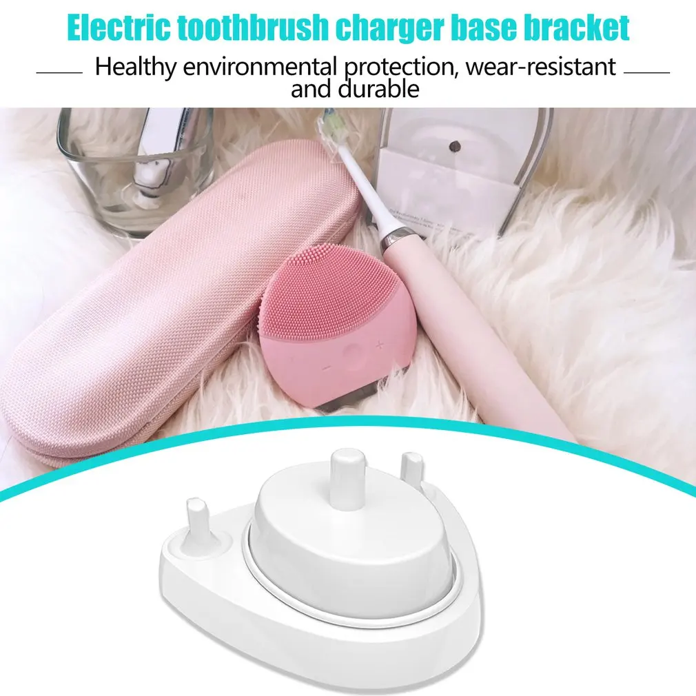 2PCS New Electric Toothbrush Base Stand Support Brush Head Holder For Braun Oral B Electric Toothbrushes Home Bathroom Tools 2PCS New Electric Toothbrush Base Stand Support Brush Head Holder For Braun Oral B Electric Toothbrushes Home Bathroom Tools