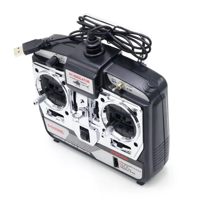 6CH RC Simulator JTL-0904A real flight helicopter simulator for Helicopter Fixed-wing Drone  in Retail Box 3