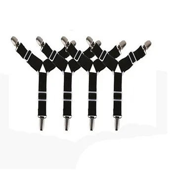 

2PCS Adjustable Bed Sheet Clips Cover Grippers Holder Mattress Duvet Blanket Fastener Straps Fixing Slip-Resistant Belt