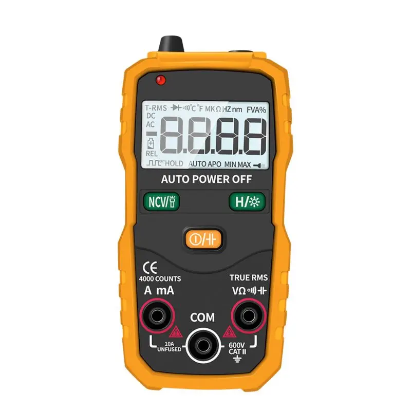 

XL830L Digital Multimeter Handheld LCD Backlight AC/DC Ammeter Voltmeter Resistance Transistor Ohm Tester Meter Multifunction