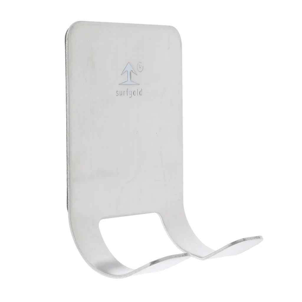 Stainless Steel Holder Self-adhesive Multipurpose Hook Stainless Steel Waterproof Bathroom Hook for Home Hotel