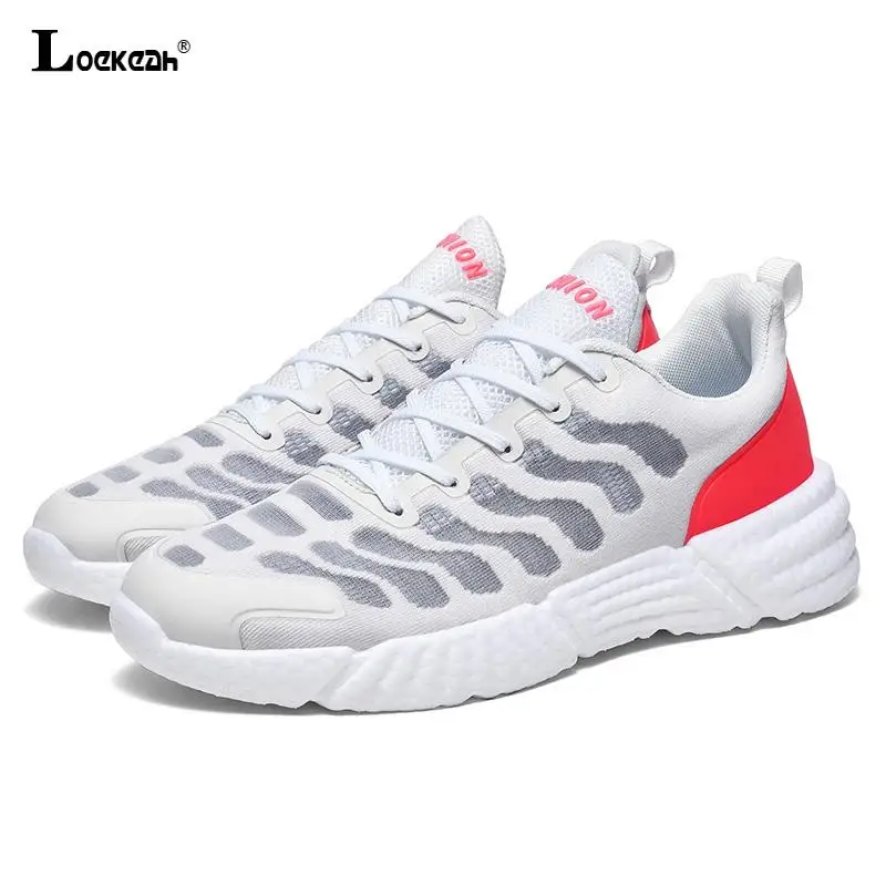 Летняя Нескользящая мужская спортивная обувь легкие дышащие женские кроссовки