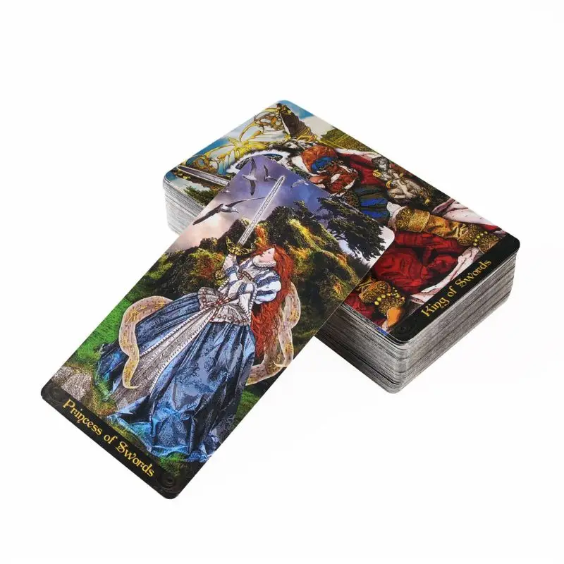 Jeux de plateau,Tarot Illuminati Kit 78 cartes Deck Divination destin