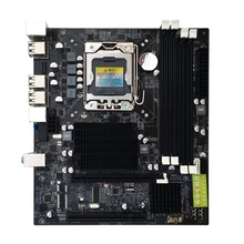 X58 LGA1366 Moederbord 4 Kanaals DDR3 Moederbord REG ECC ATX voor Intel I7 Xeon(China)