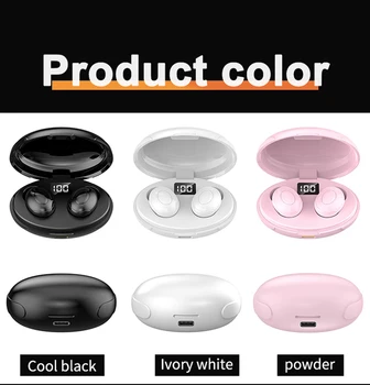 

Bluetooth Earphone Wireless Earbuds LED Display 5.0 TWS Headsets Dual Earbuds Bass Sound For Huawei Xiaomi iPhone