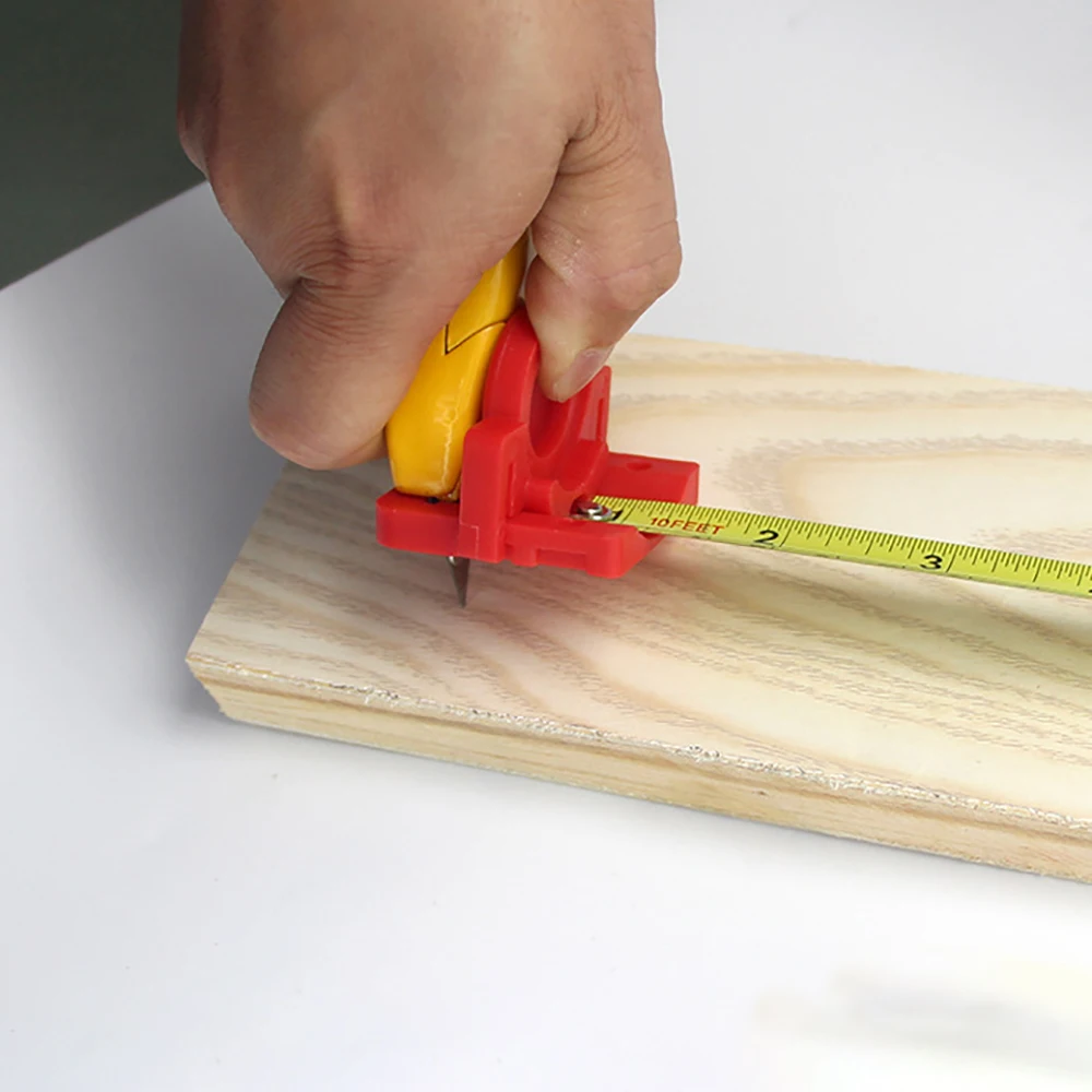 

Woodworking Center Scriber Angle Line Gauge Carpenter Board Cutter Ruler Carpenter Measuring Tool