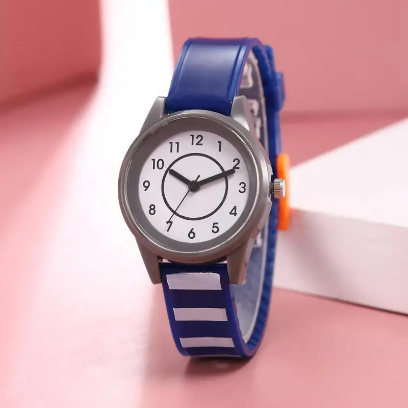 UTHAI CQ72-relojes deportivos de cuarzo para niños y niñas, relojes de pulsera de varios colores, azul o naranja